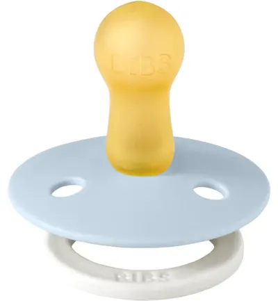 Bibs Fopspeen maat 2 - iron/baby blue night 2pack (2 stuks) - image 2