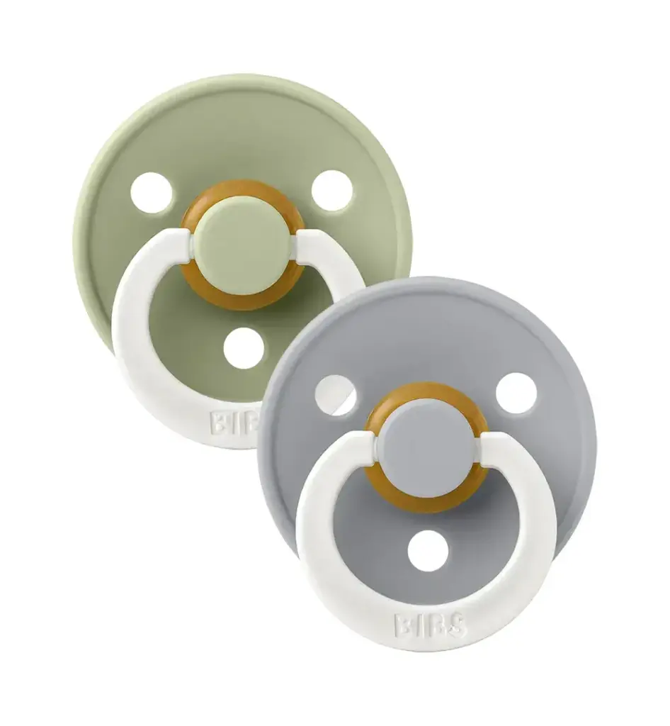 Bibs Fopspeen maat 3 - sage/cloud night 2pack (2 stuks)