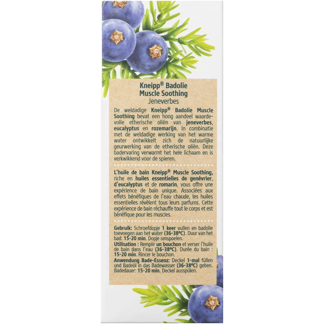 Kneipp Muscle soothing badolie jeneve (100 ml) - image 6