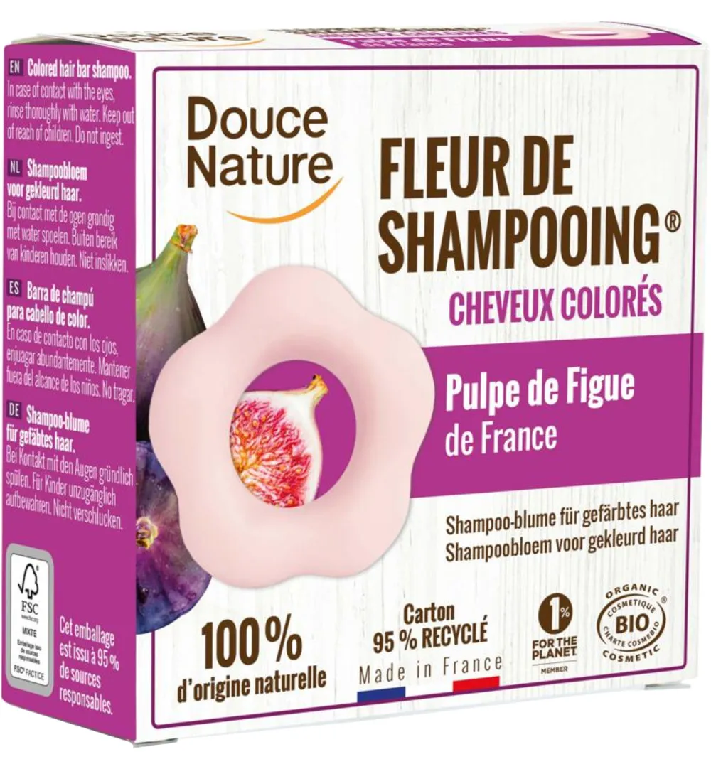 Douce Nature Shampoo bar gekleurd haar (85 gr)