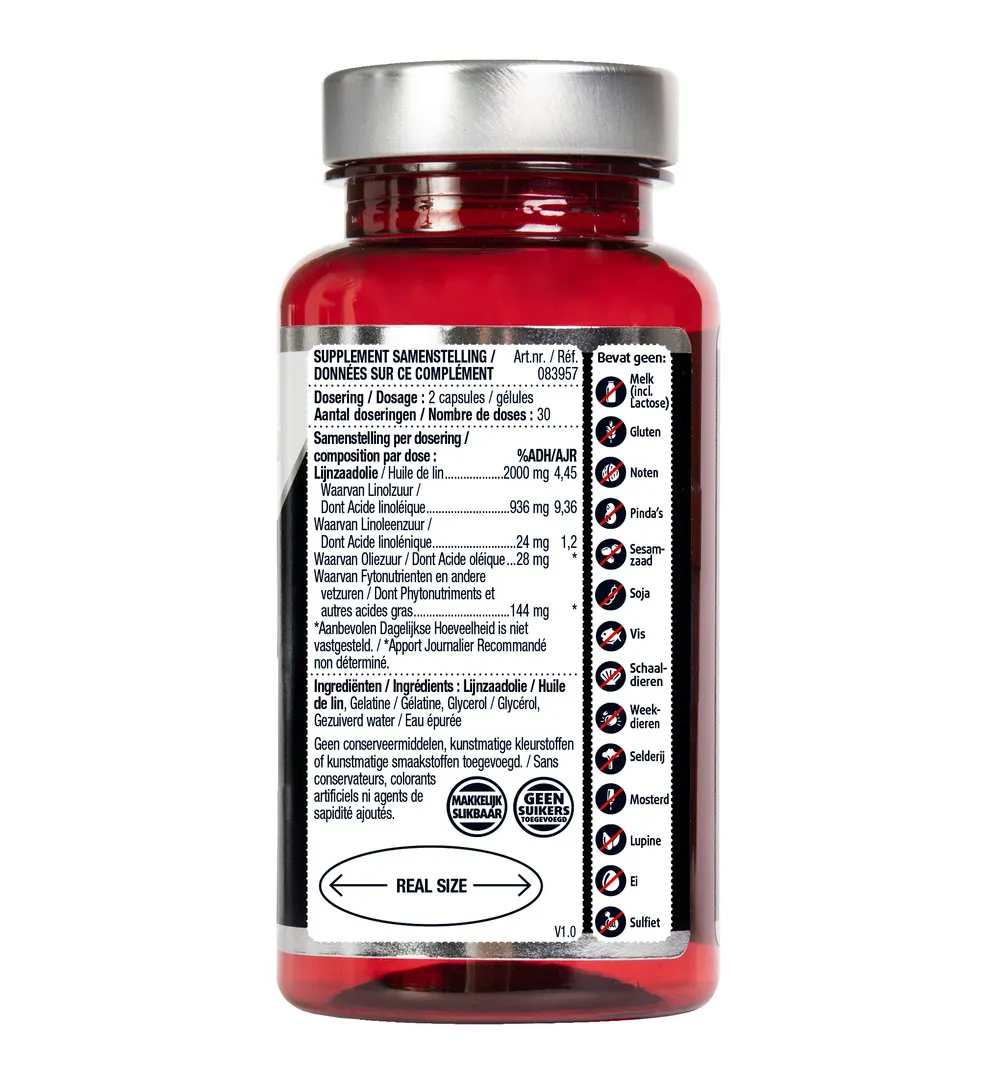 Lucovitaal Super Lijnzaadolie (60 capsules)