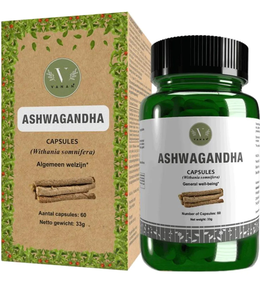 Vanan Ashwagandha (60 capsules)