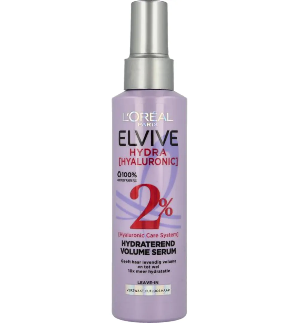 L'Oréal Paris Elvive Leave In Spray Hydra Hyaluronic Hydraterend (150 ml)