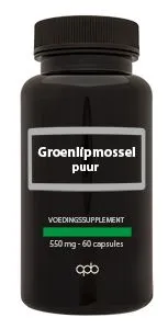 Apb Holland Groenlipmossel 550Mg Puur (120 capsules)