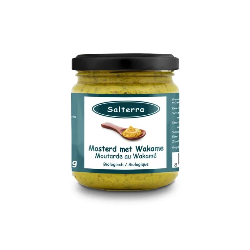 Salterra Mosterd Met Wakame Bio (180 gr)