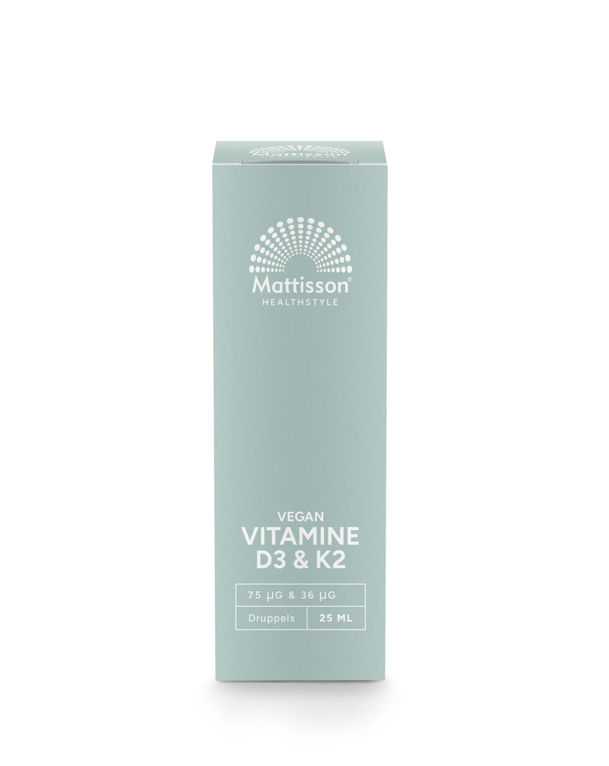 Mattisson Vitamine D3/K2 75Mcg/36Mcg Veg An Druppels (25 ml)