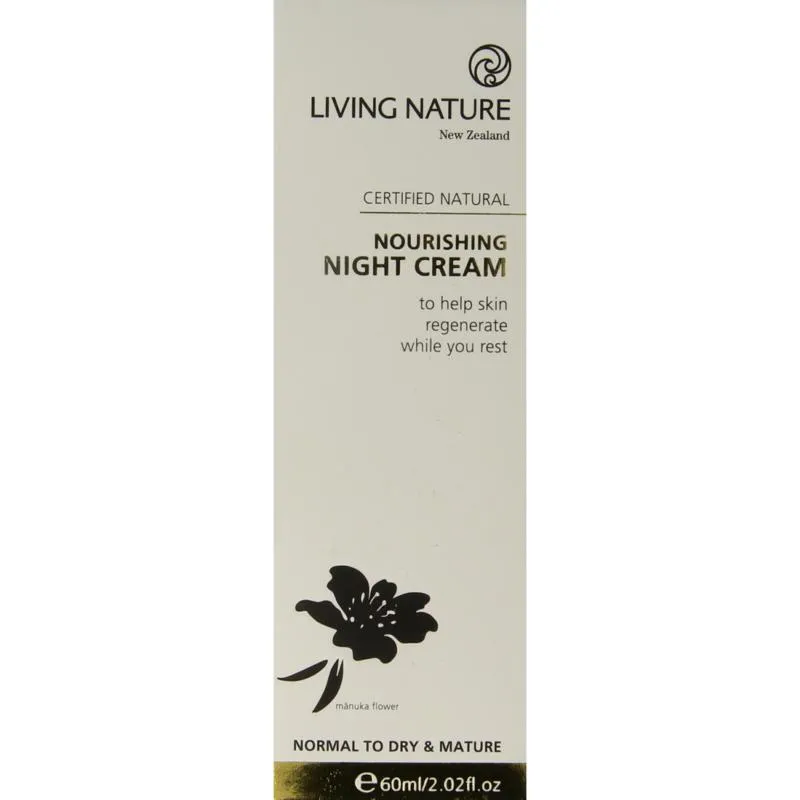 Living Nature Nachtcreme voedend (60 ml)