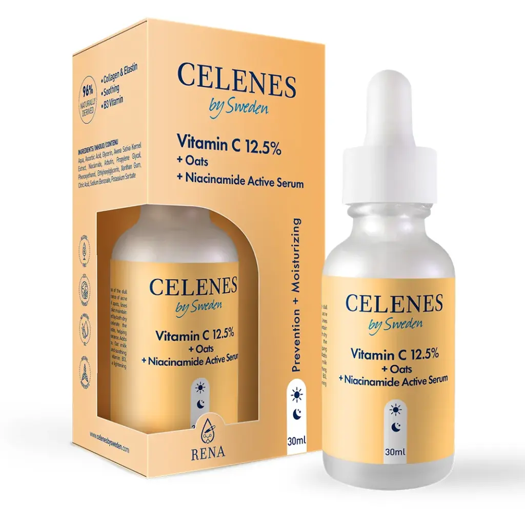 Celenes Active serum vitamin C 12,5% + oats + niacinamide (30 ml)