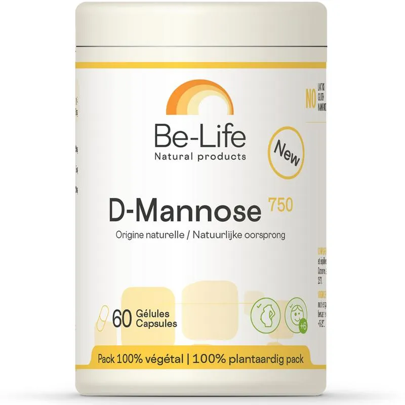 Be-Life D-Mannose 750 (60 vega capsules)