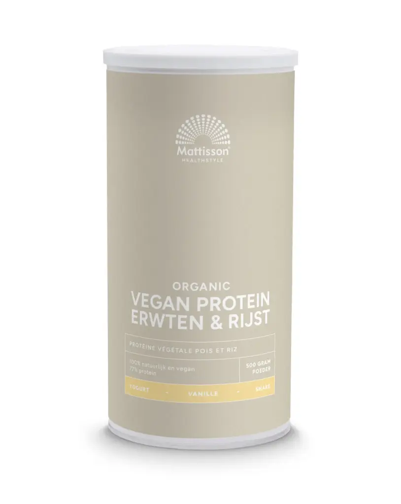 Mattisson Vegan Protein Erwten & Rijst V Anille Bio (500 gr)
