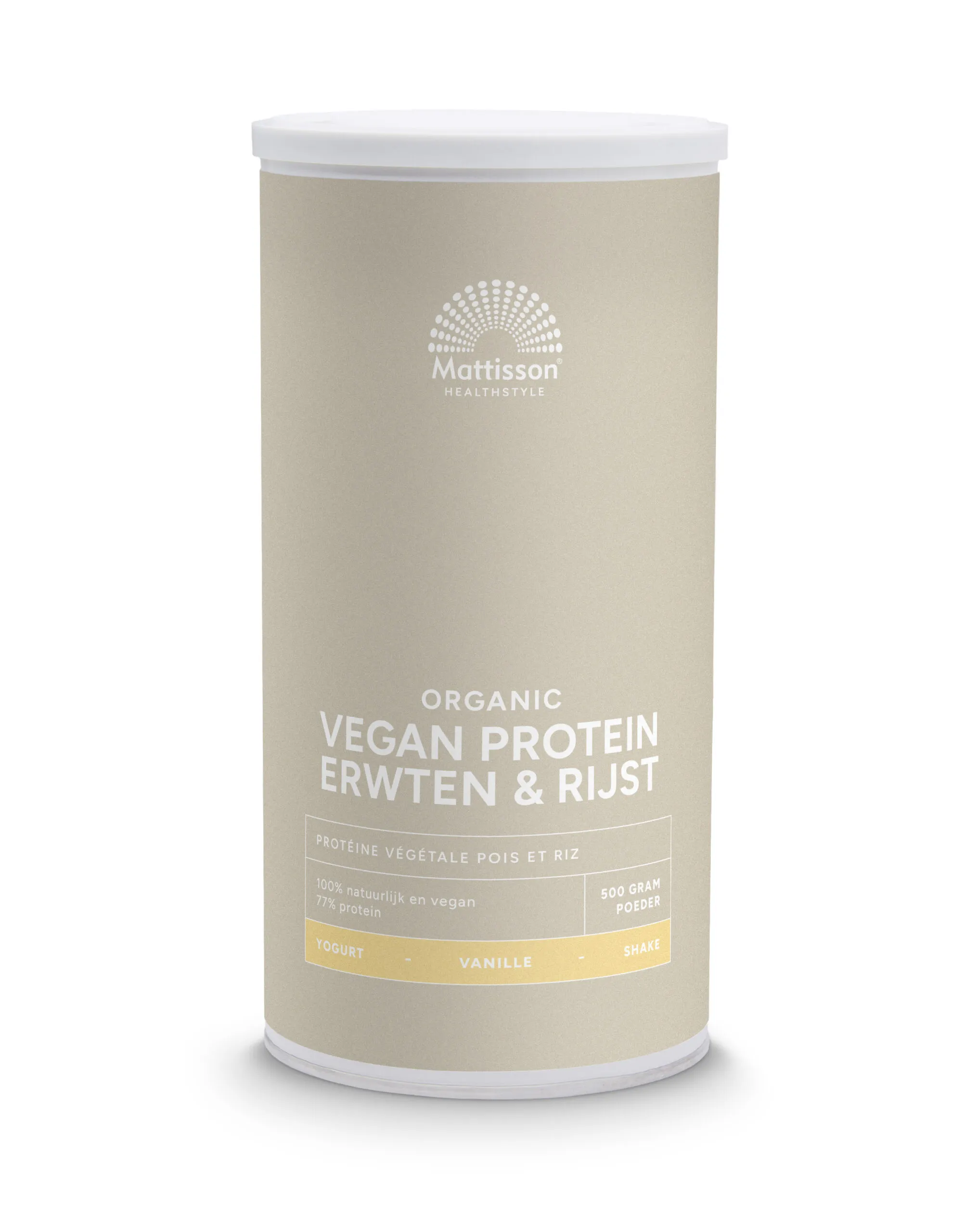 Mattisson Vegan Protein Erwten & Rijst V Anille Bio (500 gr)