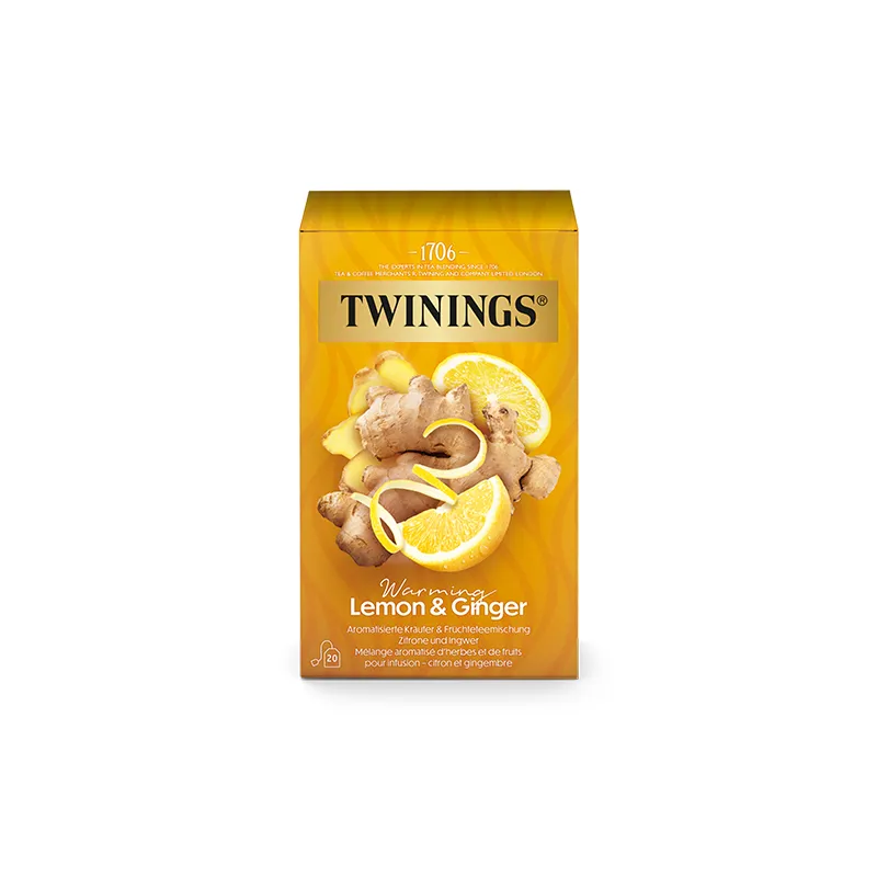 Twinings Citroen gember (20 stuks)
