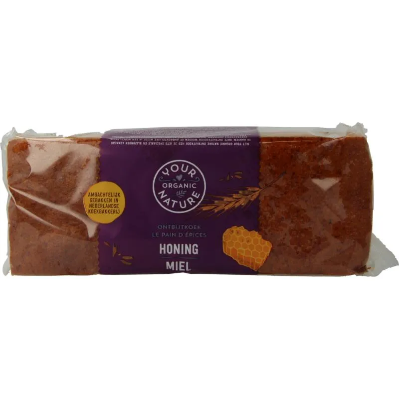 Your Organic Nature Ontbijtkoek honing - rogge bio (400 gr)