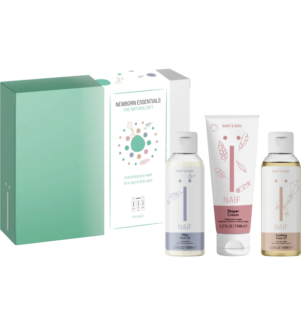 Naïf Newborn Essentials Cadeauverpakking (1 set)