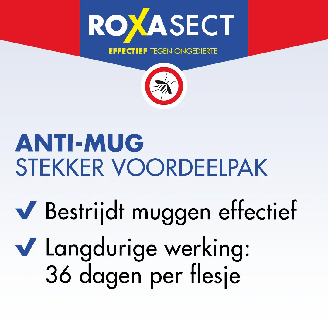 Roxasect Anti mug stekker actieverpakking 2 navulverpakking (1 stuk) - image 2