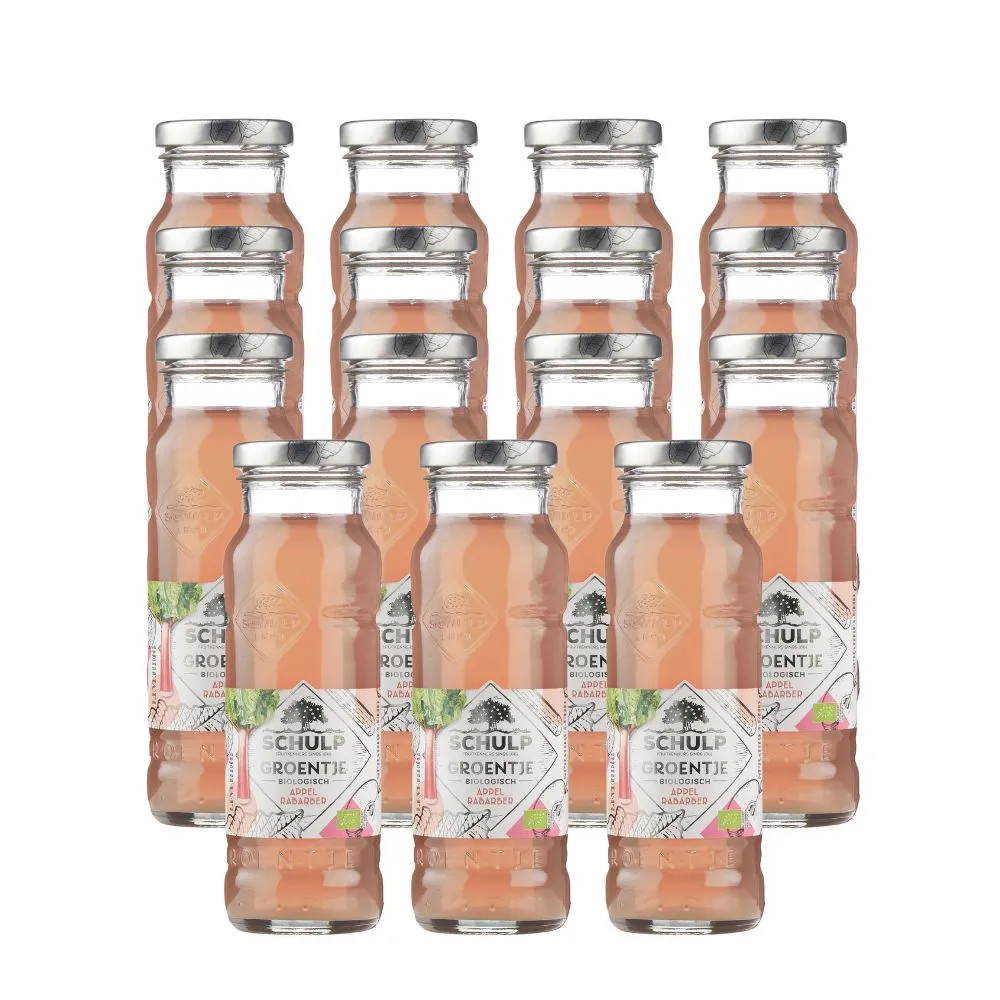 Schulp Appel Rabarbersap Bio 15 Pack (15 x 200 ml)