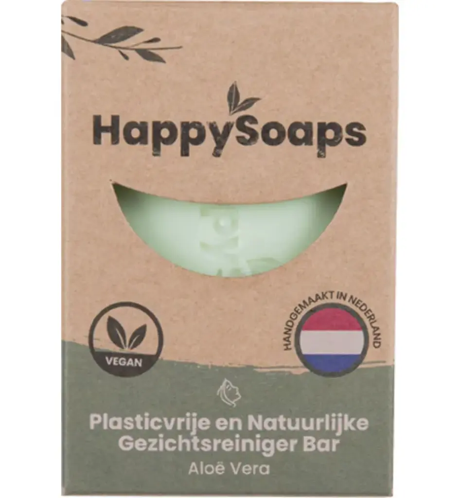 Happysoaps Gezichtsreiniger Aloe Vera (70 gr)