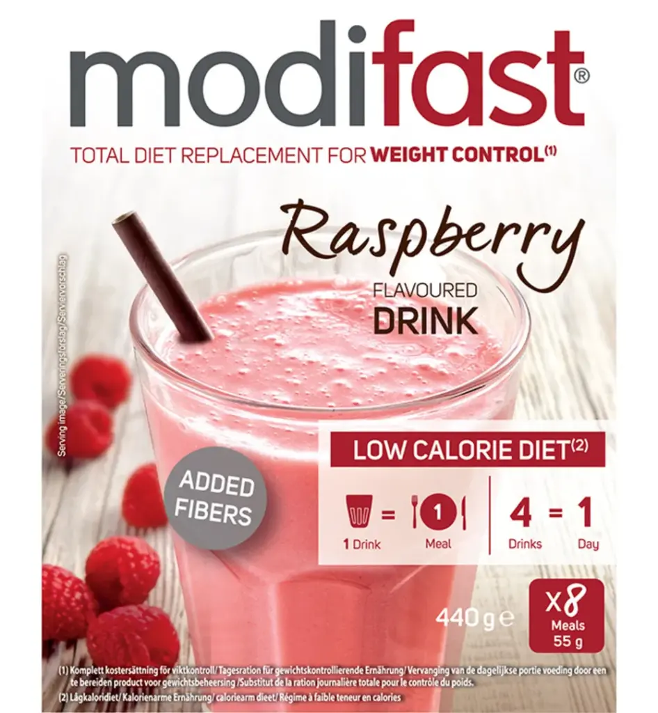 Modifast Intensive Milkshake Raspberry (420 gr)