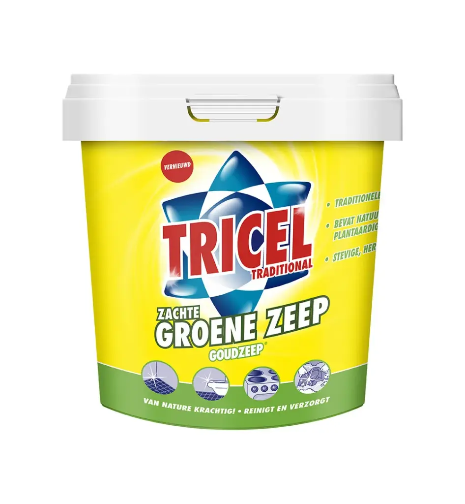 Tricel Zachte groene zeep goudzeep (750 gr)