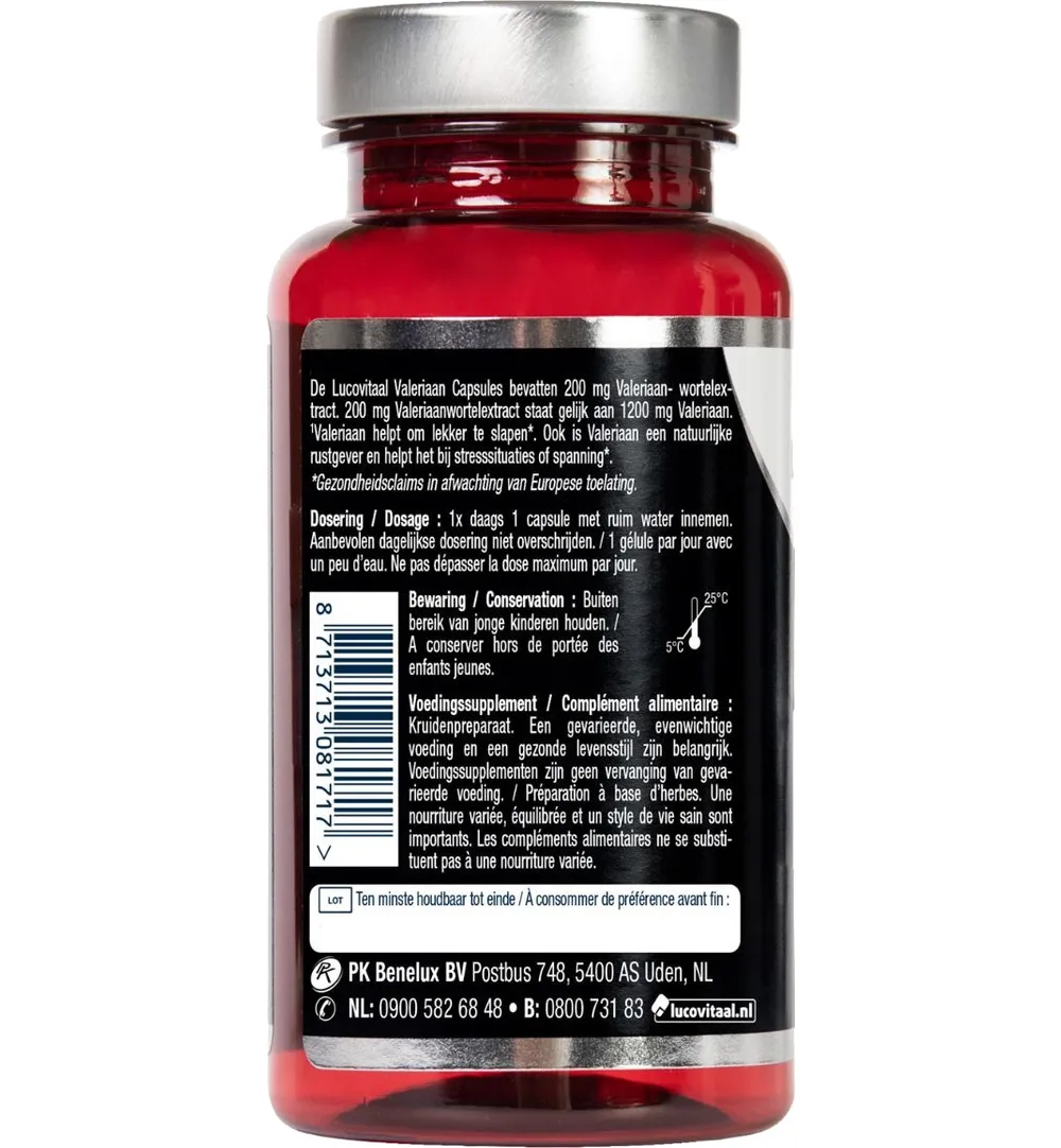 Lucovitaal Valeriaan 200mg (60 capsules) - image 2