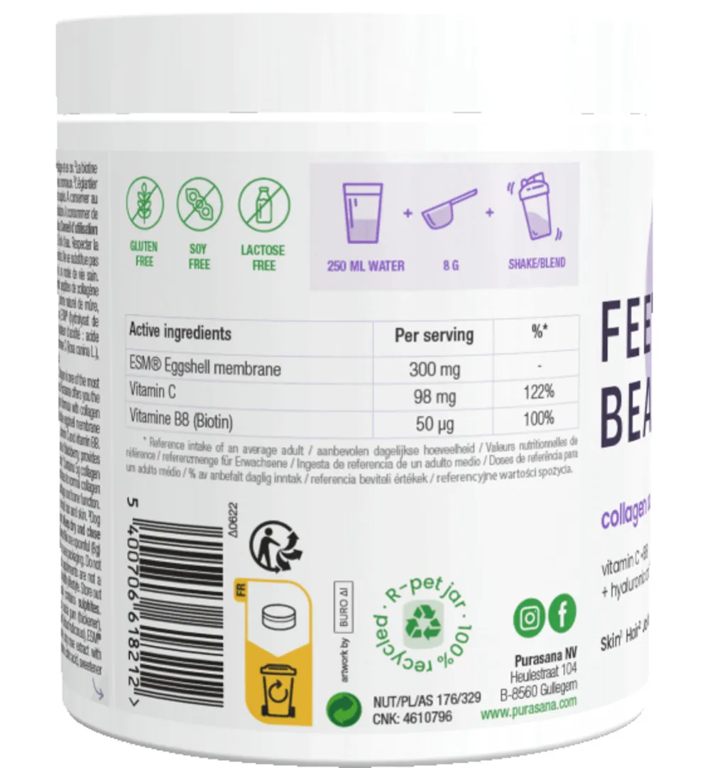 Purasana Feel Beautiful - Beauty Collagen (250 Gr )