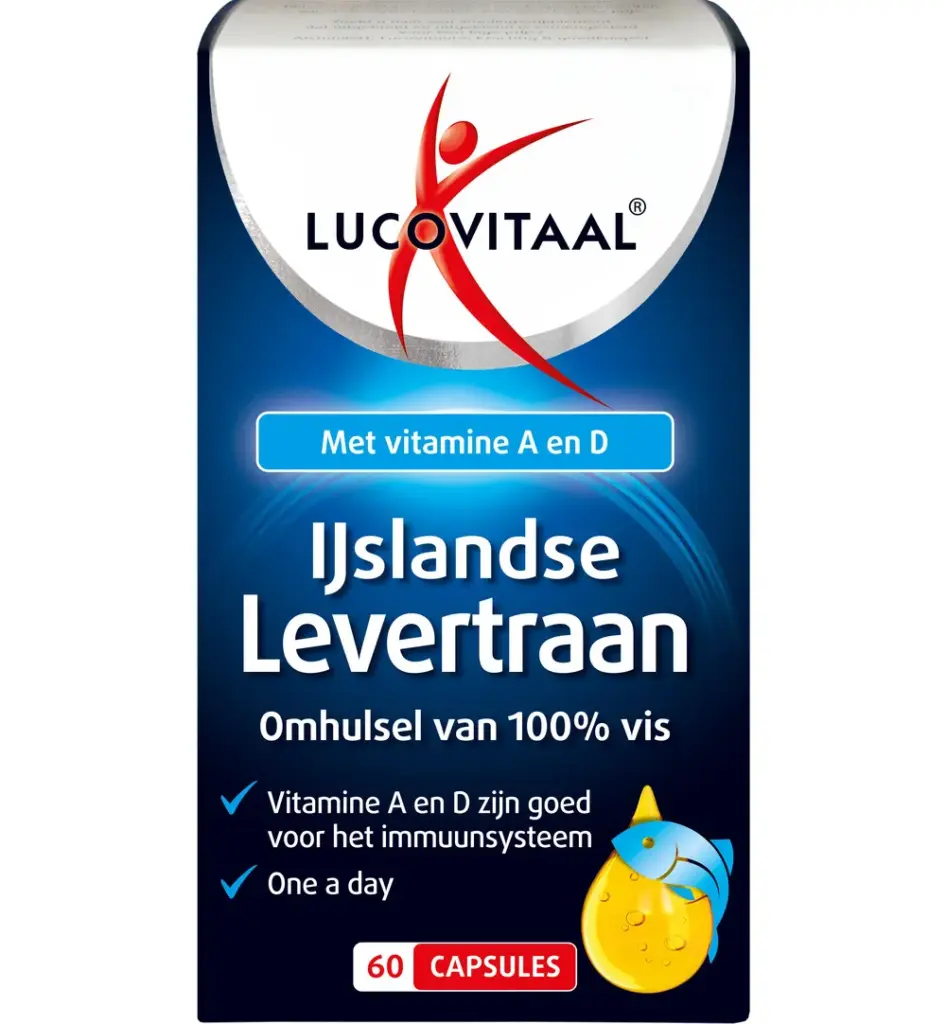 Lucovitaal Ijslandse Levertraan (60 capsules)