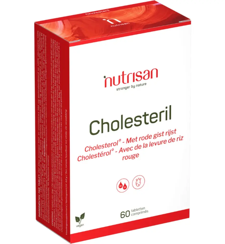 Nutrisan Cholesteril° met Rode Gist Rijst (60 Tabletten)