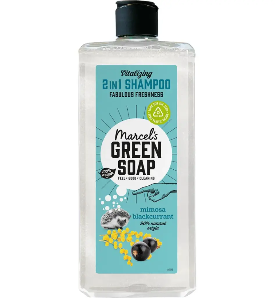 Marcel's Green Soap 2in1 Shampoo & Conditioner Mimosa en Zwarte Bes (300 ml)