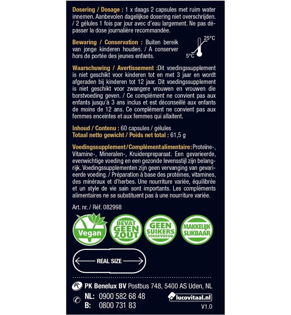 Lucovitaal Keratine Complex (60 capsules) - image 5