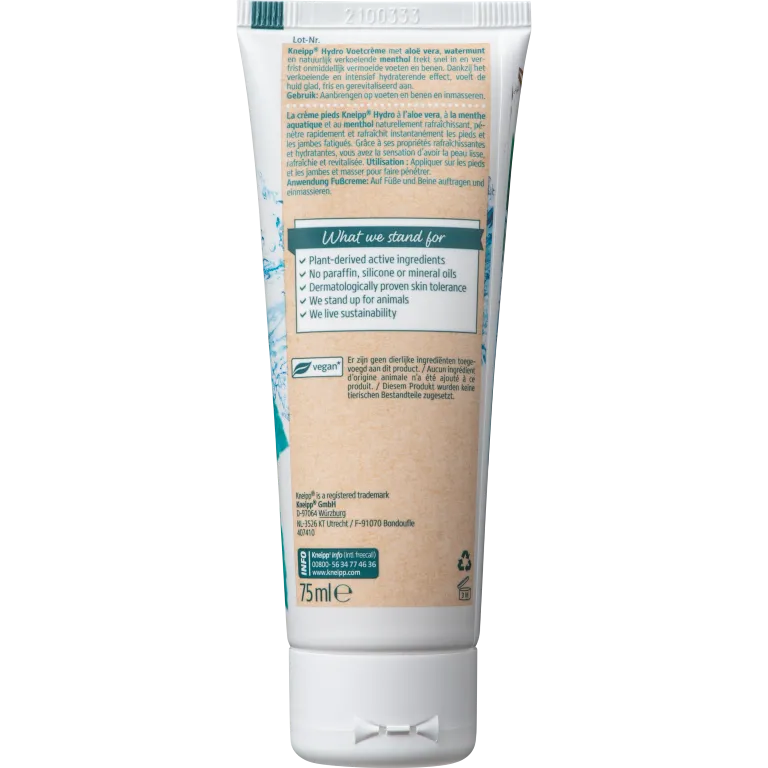 Kneipp Voetcreme hydro (75 ml) - image 3
