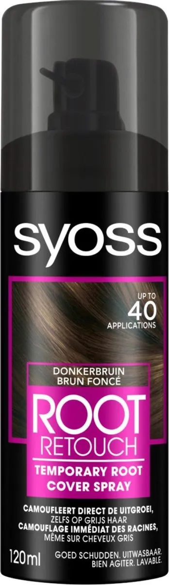 Syoss Uitgroeispray Donkerbruin (120 ml)