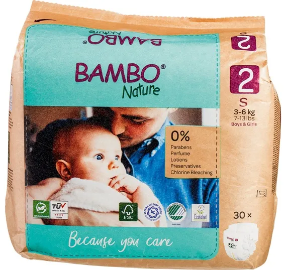 Bambo Nature Luiers 2 (30 stuks)
