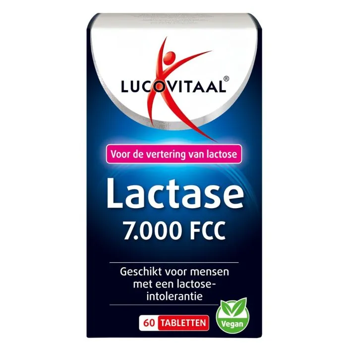 Lucovitaal Lactase 7.000 FCC (60 tabletten)