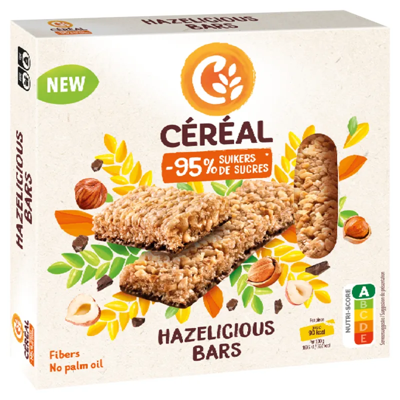 Céréal Hazelicious Bars (3 stuks)
