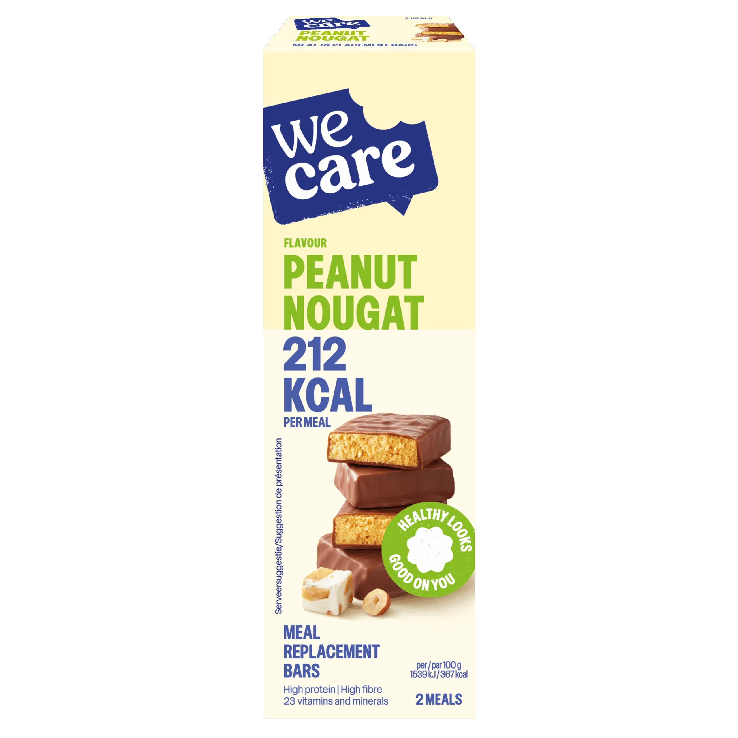 WeCare Bars peanut nougat (116 gr)