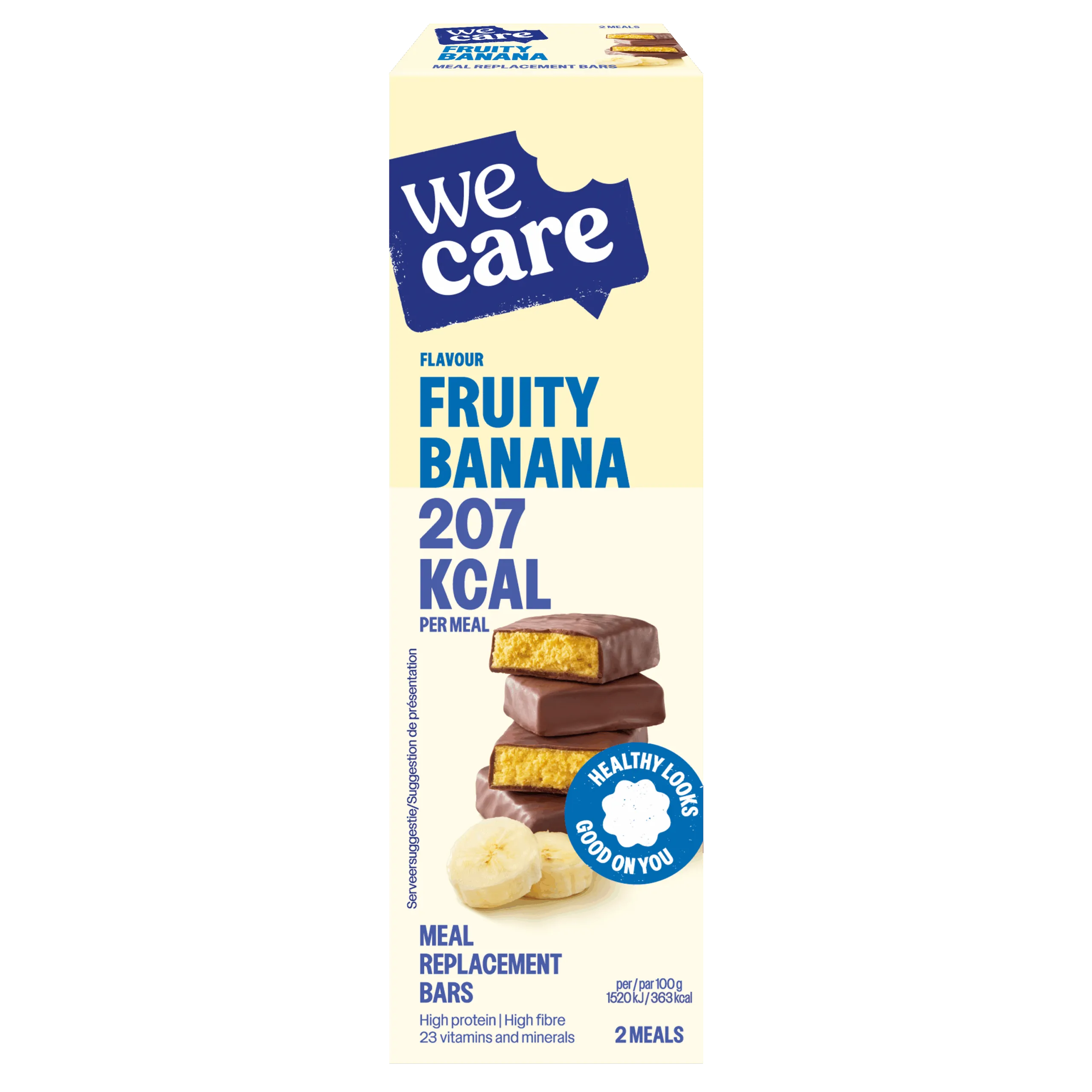 WeCare Bars fruity banana (116 gr)