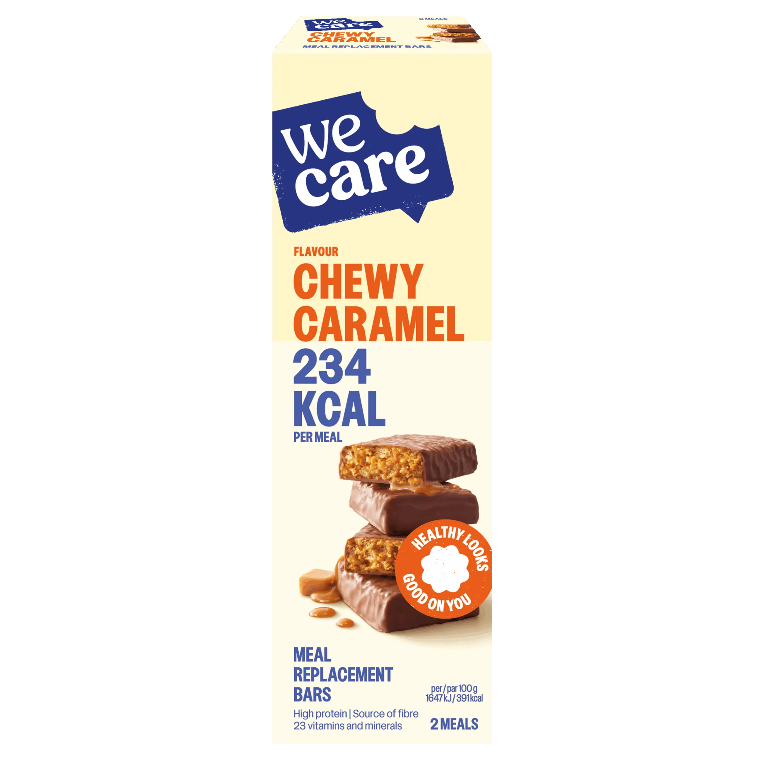 WeCare Bars chewy caramel (116 gr)