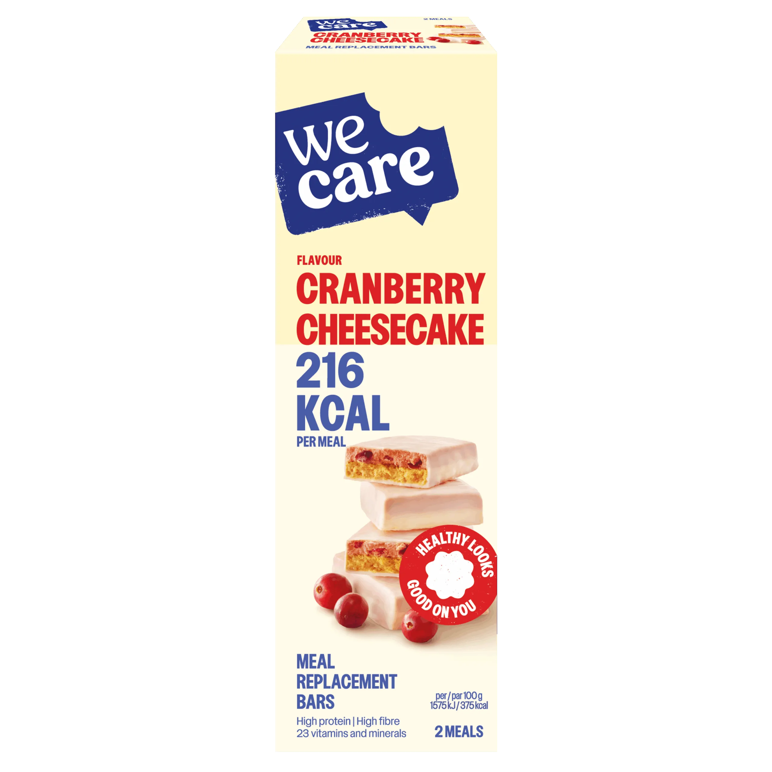 WeCare Bars cranberry cheesecake (116 gr)