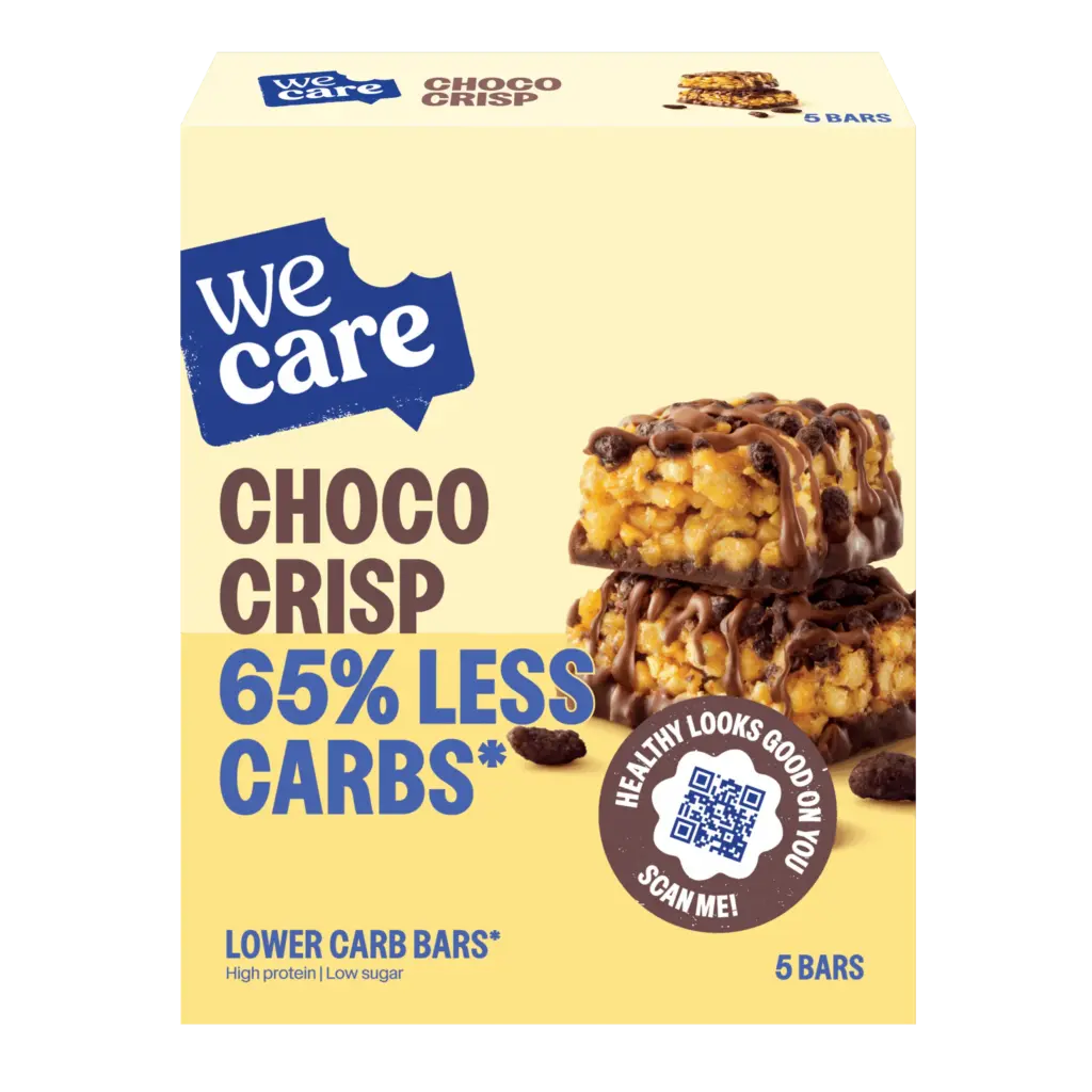 WeCare Bar choco crisp (5 x 30 gr)