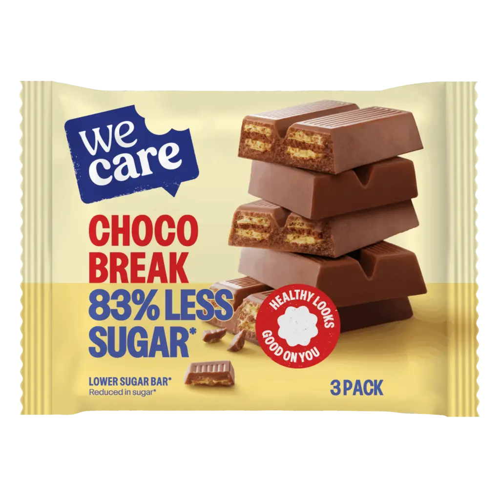 Wecare Bar Chocolate Break (3 X 21,5 gr)
