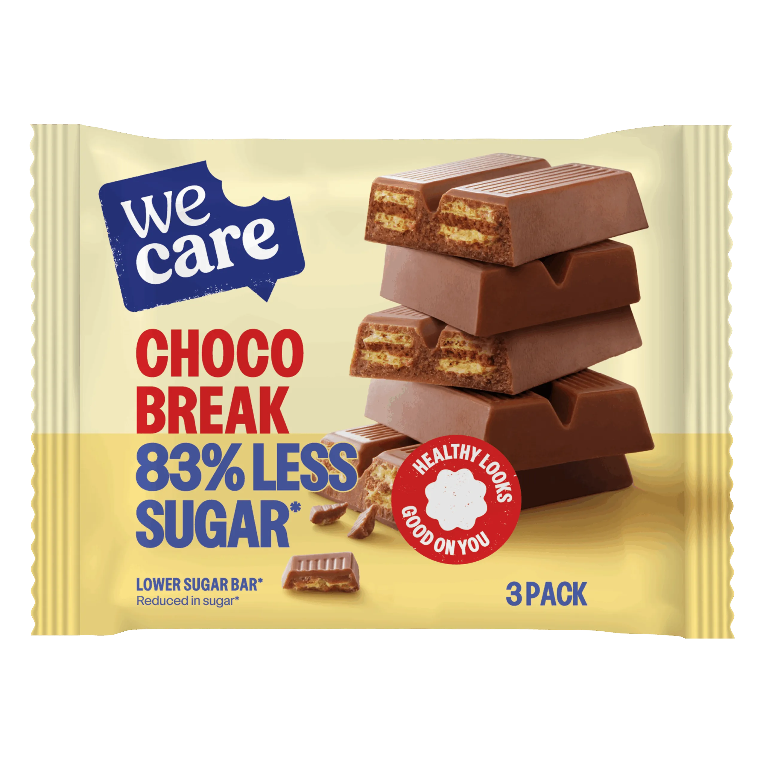 Wecare Bar Chocolate Break (3 X 21,5 gr)