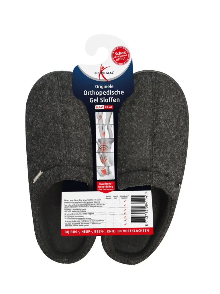 Lucovitaal Orth. Gel Sloffen 43-44 Hanger (1 paar)