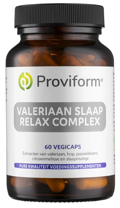Proviform Valeriaan Slaap Relax Complex (60 vega capsules)