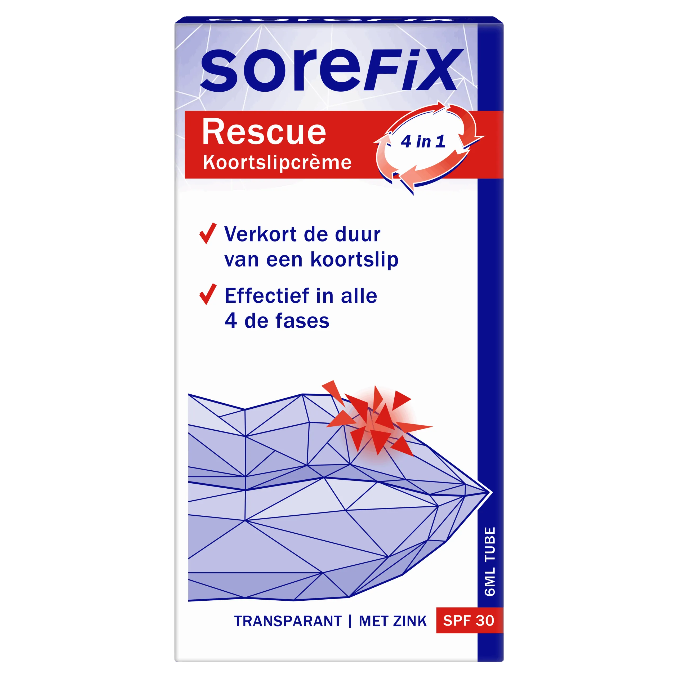 Sorefix Rescue Koortslipcrème (6 ml)