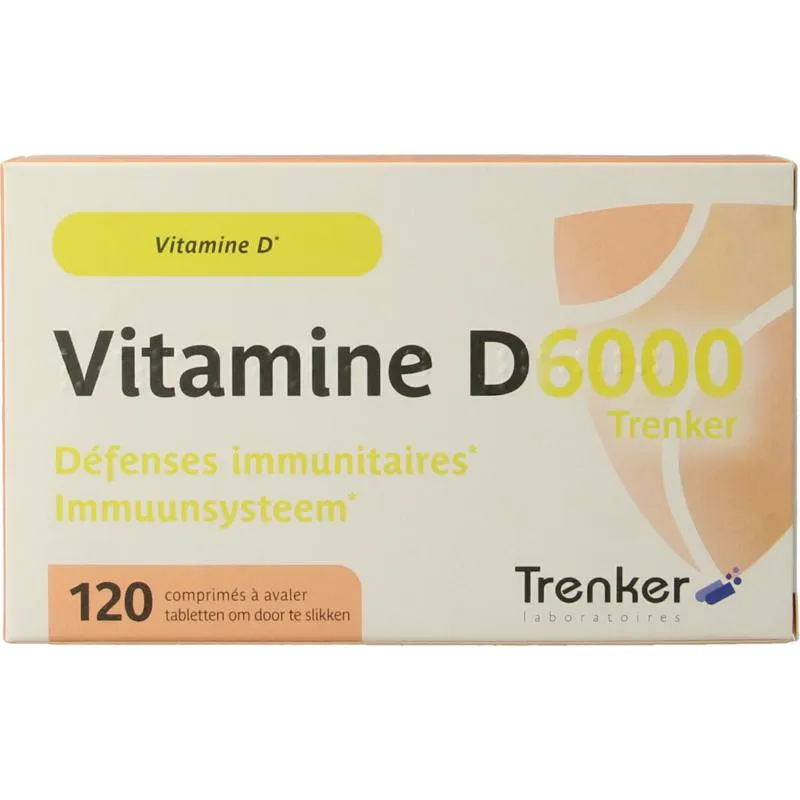 Trenker Vitamine D6000 (120 tabletten)