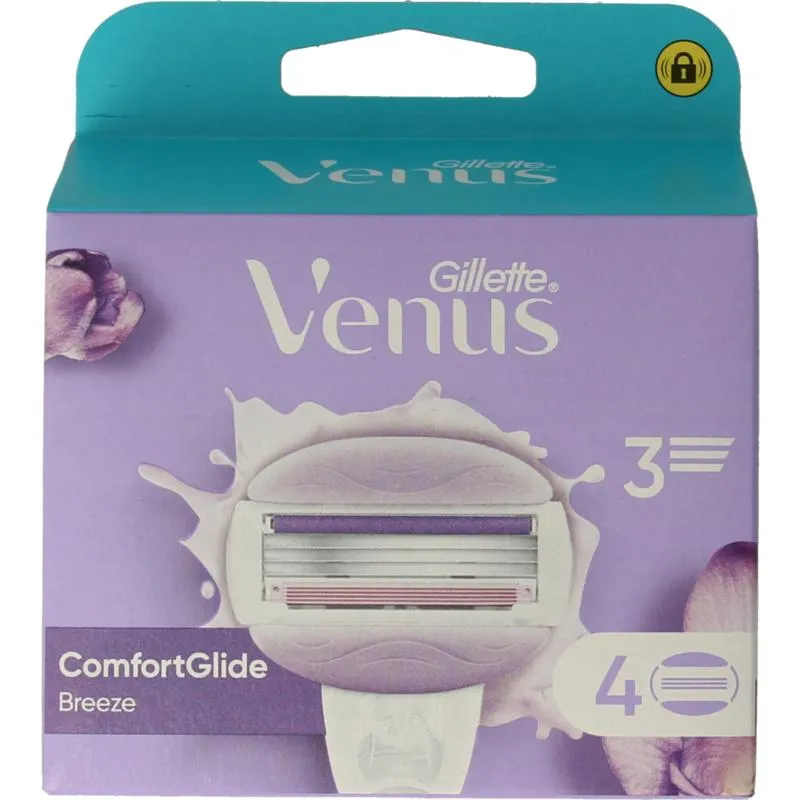 Gillette Venus Comfortglide Breeze Blades (4 stuks)