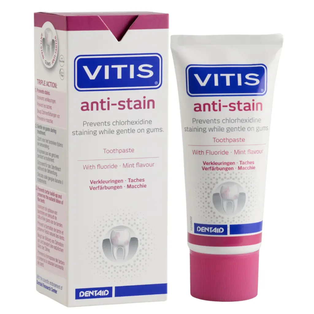 Vitis Tandpasta Anti-Stain (50 ml)