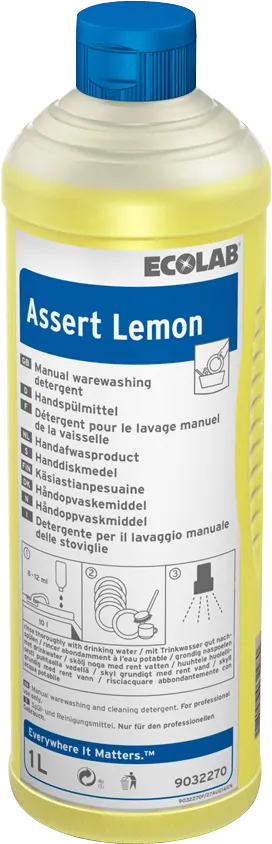 Ecolab Handafwasmiddel Assert Lemon (1000 ml)