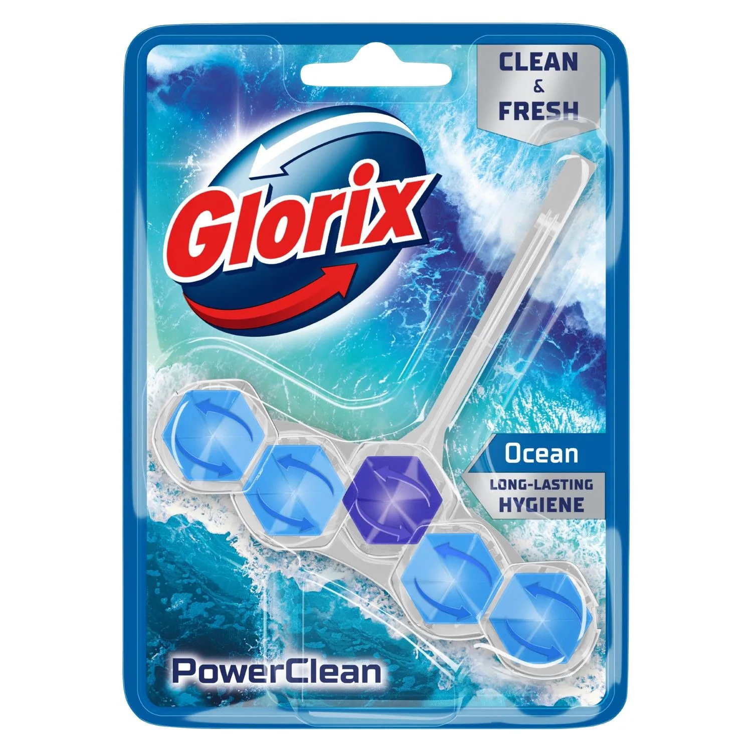 Glorix Toiletblok Power Ocean (1 stuk)