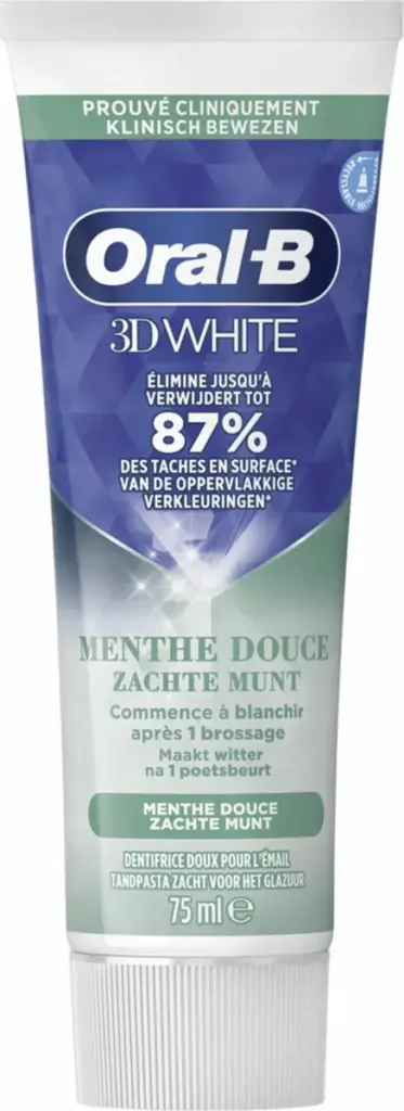 Oral B Tandpasta 3D White Soft Mint (75 ml)